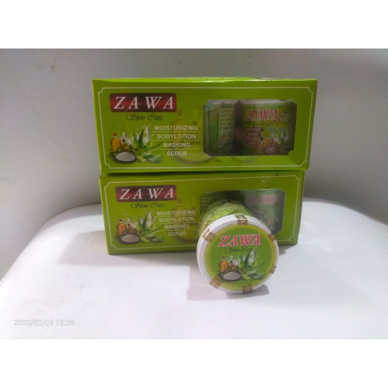 zawa skincare 1 box 3 pcs bpom