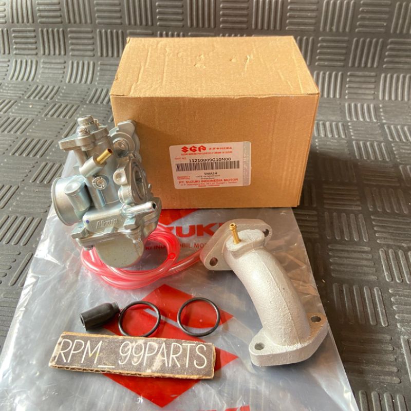 karburator+manifold intake Suzuki smash 110 original mikuni