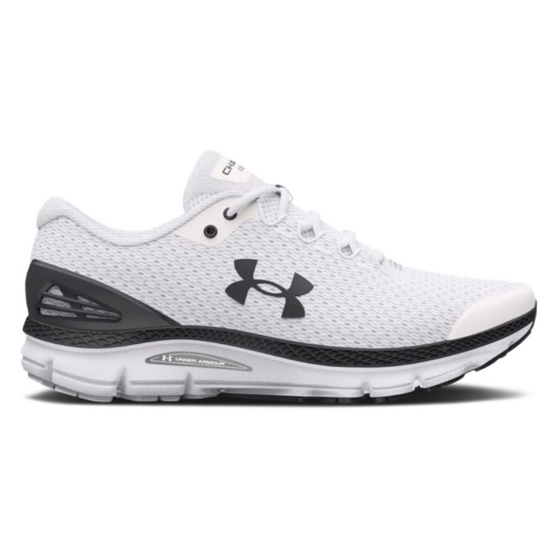 SEPATU RUNNING UNDER ARMOUR CHARGED GEMINI WHITE BLACK ORIGINAL