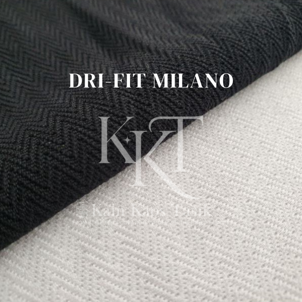 Kain Dry Fit Milano Bahan Jersey Stretch Premium Kiloan
