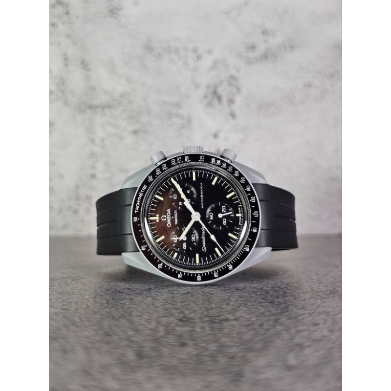 strap omega x swatch Bioceramic mission to moon