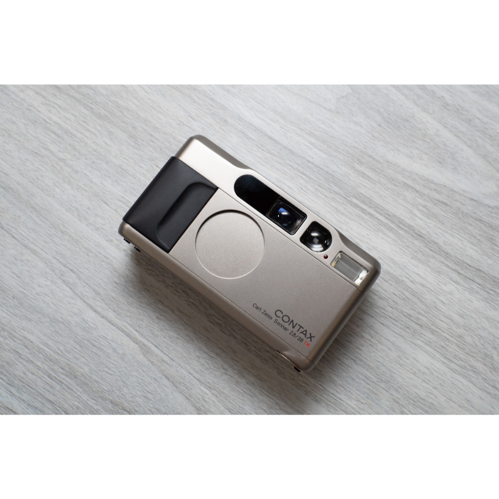 Contax T2 Silver Titanium w/ Data Back Film Camera - Like New