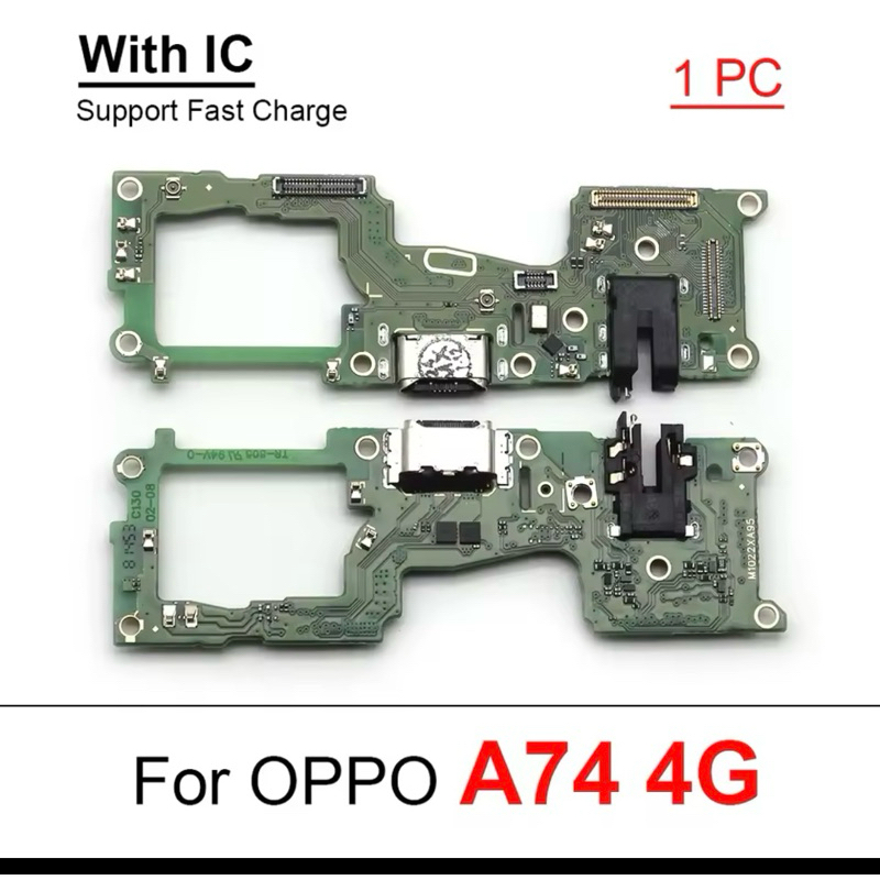 Charger Conector Oppo A74 4G Original IC Fast Charging / Charger Dock Connector Charging Oppo A74