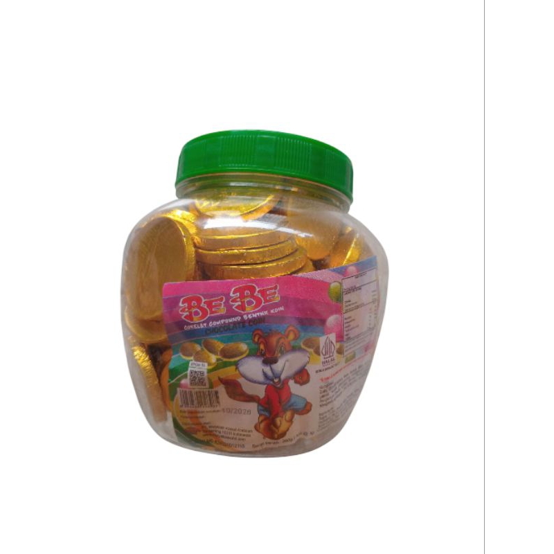 

BeBe coklat koin emas isi 100