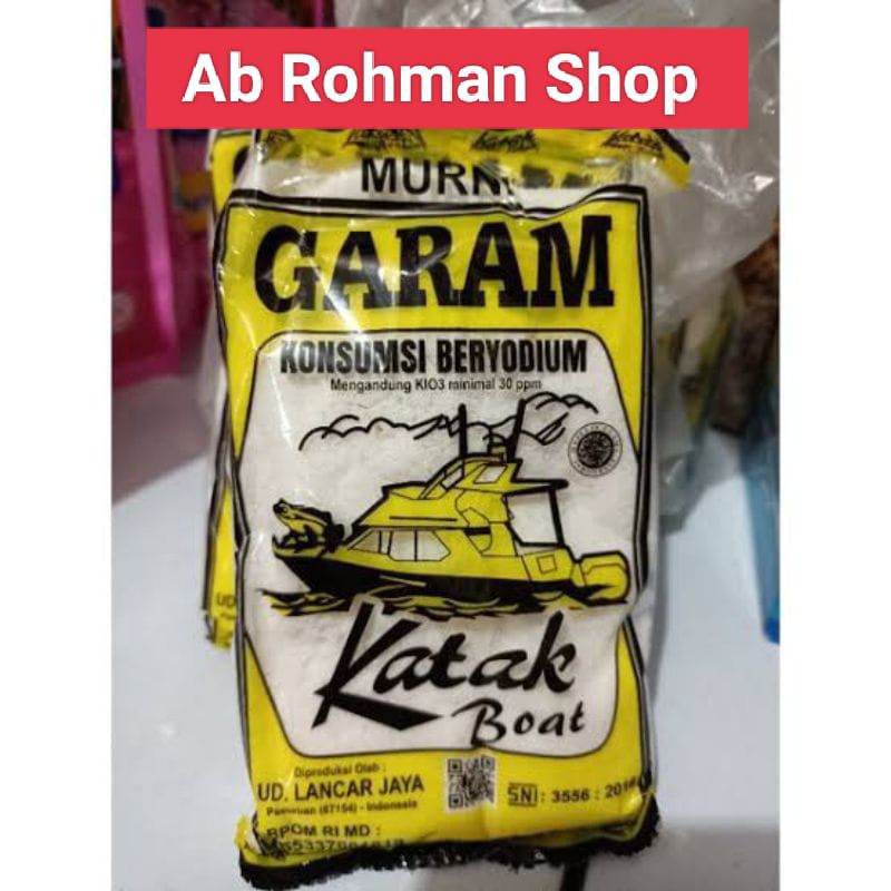

Garam Halus Beryodium Cap Katak Boat 200 gram