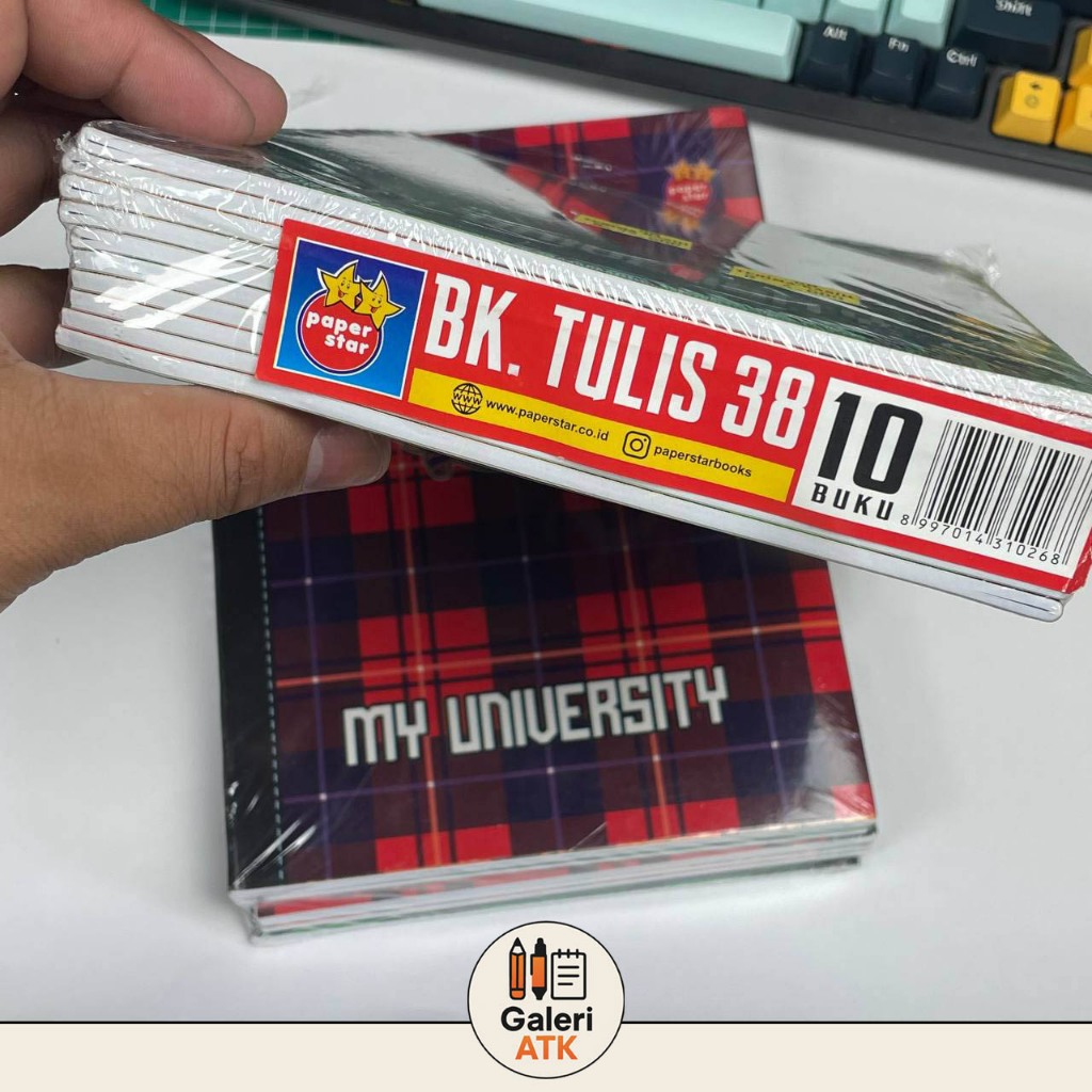 

BUKU TULIS 1 PAK (10 BUKU) 38 LEMBAR | MY UNIVERSITY | PAPER STAR