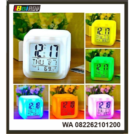 Jam Meja Moody  Clock  Glowing