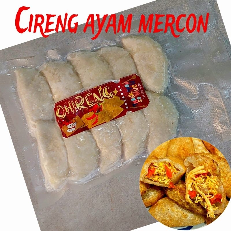 

Cireng ayam mercon