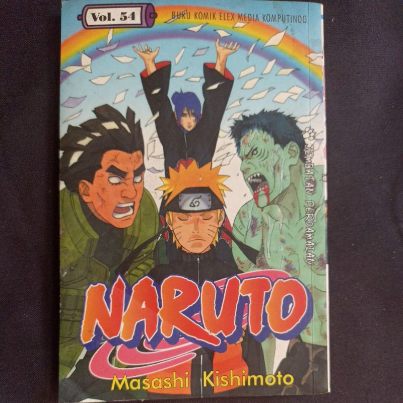 Komik Naruto 54 (tidak segel/second hand)