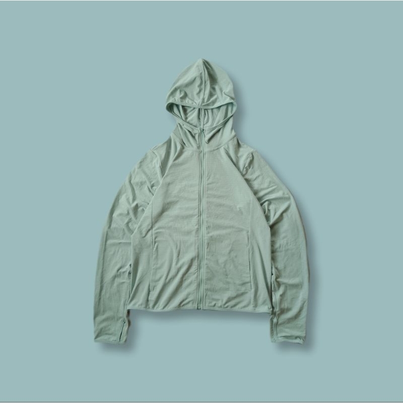 Uniquesport - Jaket Olahraga Running Uniqlo AIRism UV Cut Pastel Second S