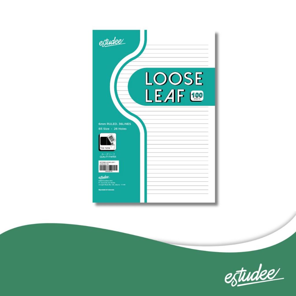 

ESTUDEE LOOSE LEAF I GARIS B5 100