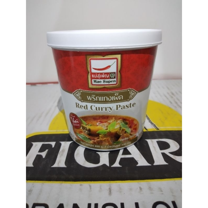 

mae supen red curry tub 400 gr