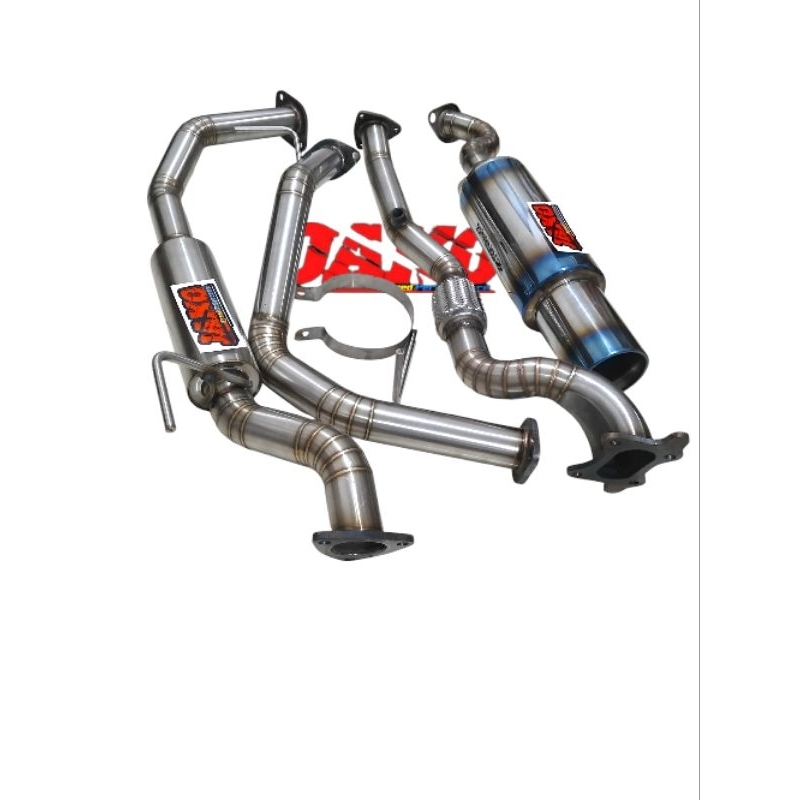 knalpot racing honda brio dan jazz ge8 full set