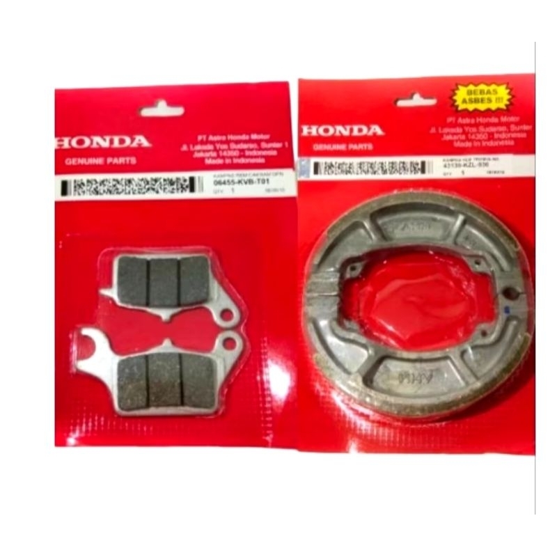 kampas rem depan blakang CBS beat fi Beat pop