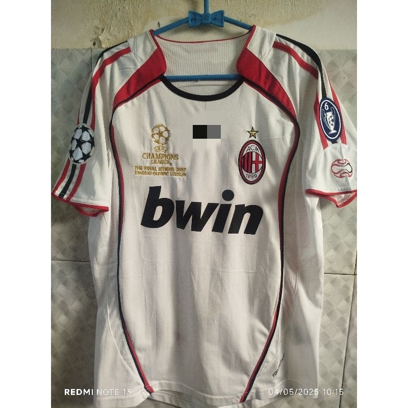 Jersey AC Milan Retro Away Final UCL 2007