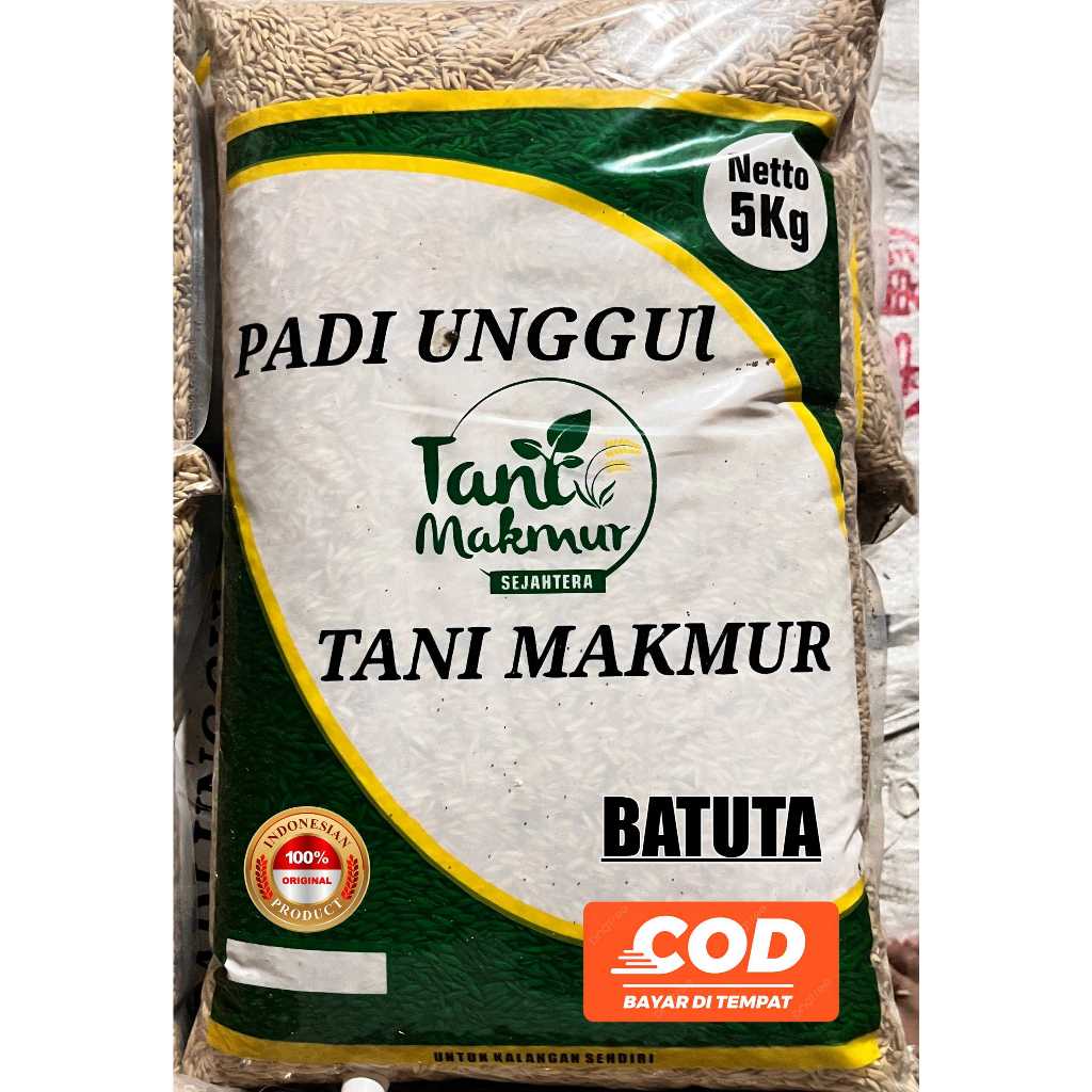 Benih Padi Batuta kemasan 5Kg Benih Padi Kualitas Terbaik