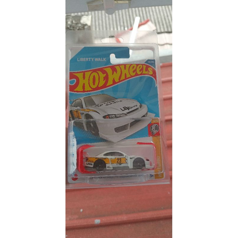 Hotwheels nissan silvia s15 putih japan card (Free Protector)
