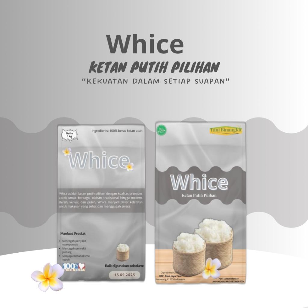 

Whice | Ketan Putih Pilihan | Kemasan 1kg