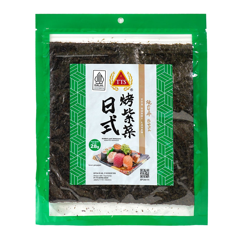 

Tts Roasted Seaweed Sushi Nori 28 Gr