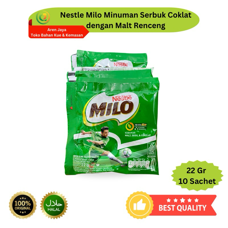 

Nestle Milo Activ Go Susu Bubuk Sachet Renteng Renceng Isi 10 Bonus 1 22 Gram Original