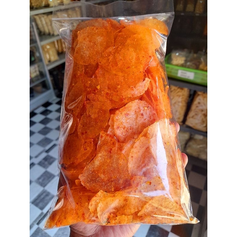 

Kripik kaca atau kripca pedas mantab
