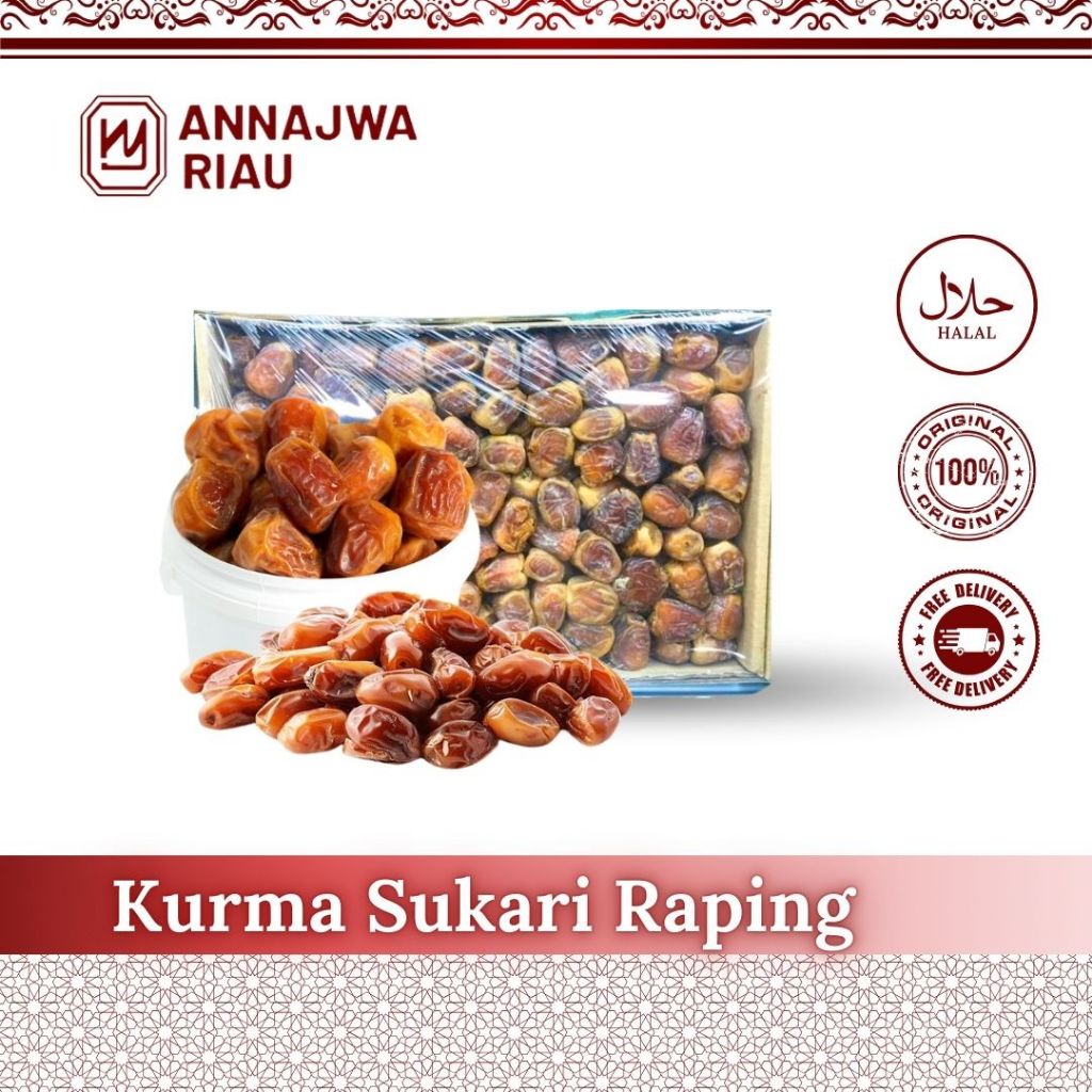 

Kurma Sukari Premium Raping – Manis Lembut Berkualitas