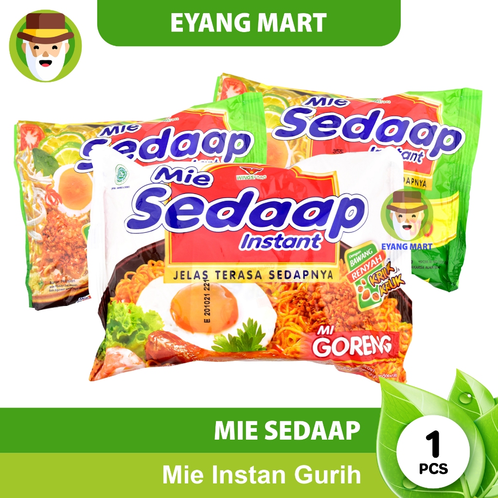 

Mie Sedap Goreng / Mie Sedap Soto / Mie Instan Sedaap Goreng / Mie Instan Sedaap Soto