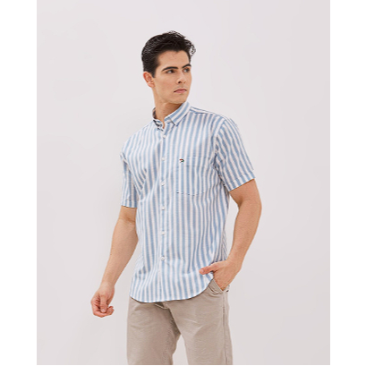 ARNOLD PALMER KEMEJA LENGAN PENDEK MOTIF BIRU PRIA