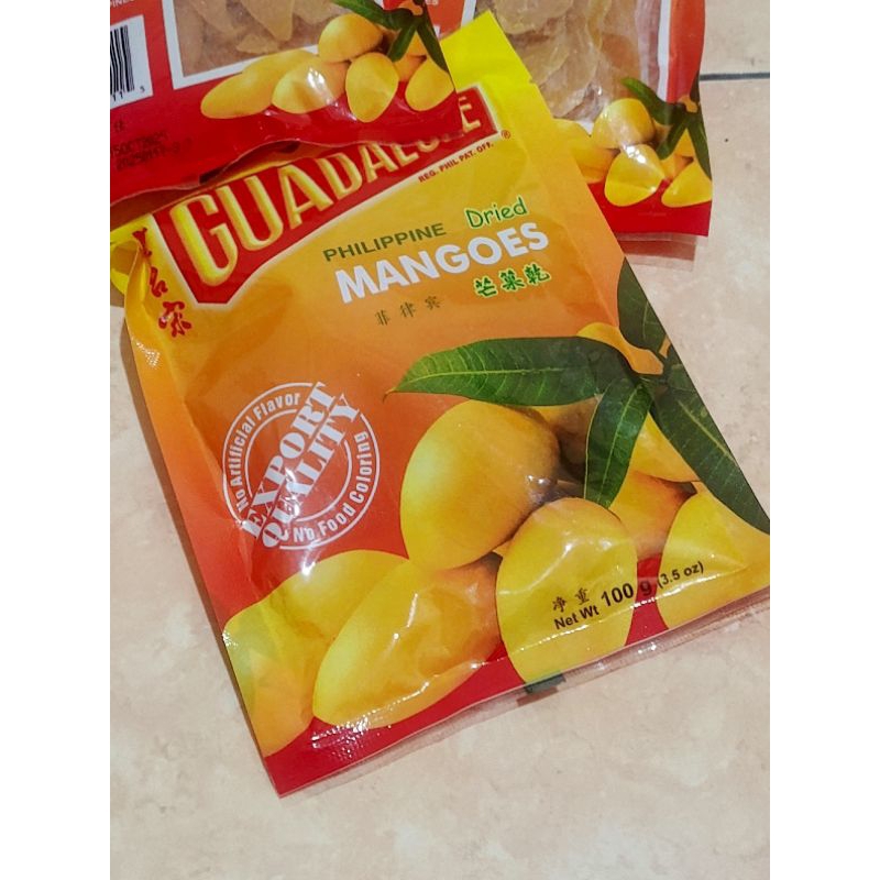 

SALE ABiSIN STOK Dried Mangoes Philippine GUADALUPE 100gr Export Quality / Mangga Kering Filipina