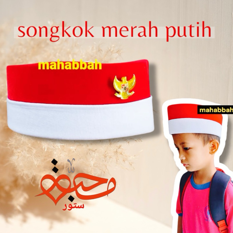 Songkok Merah Putih Peci Kopiah Indonesia Terlaris