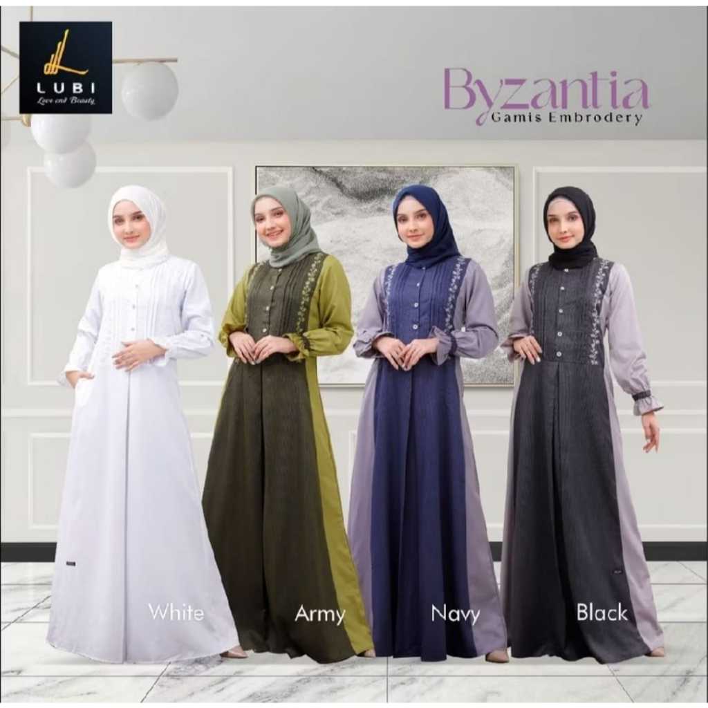 LUBI BYZANTIA DRESS BY LUBI GAMIS MUSLIMAH