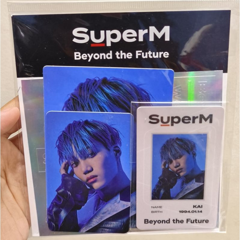 (NEW) ID CARD + DECO STICKER SET_KAI / EXO SuperM SMTown SM Entertainment Kpop Merchandise