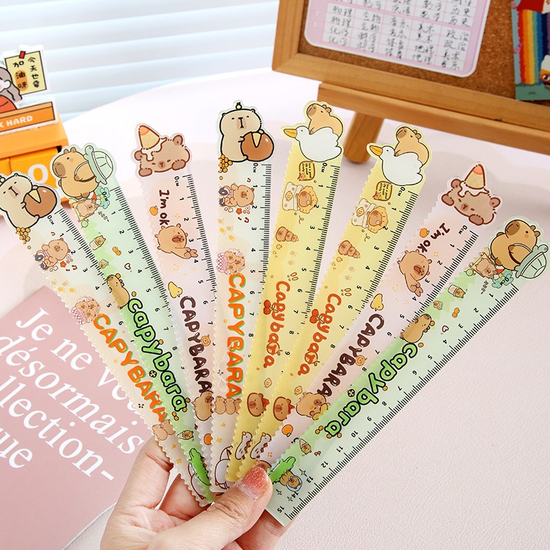 

Penggaris Capybara 15cm Capybara Ruler Penggaris Kapibara Warna Warni