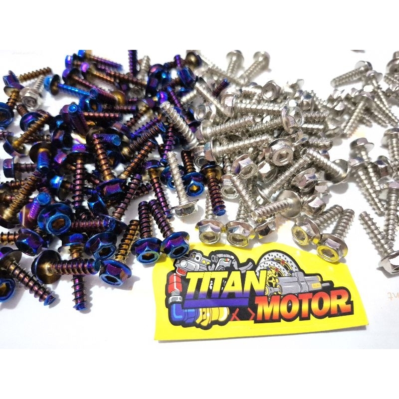 baut probolt filter 2KUNCI BISA L DAN T motor vario 110 125 150 scoopy beat fi Pcx stylo genio vario