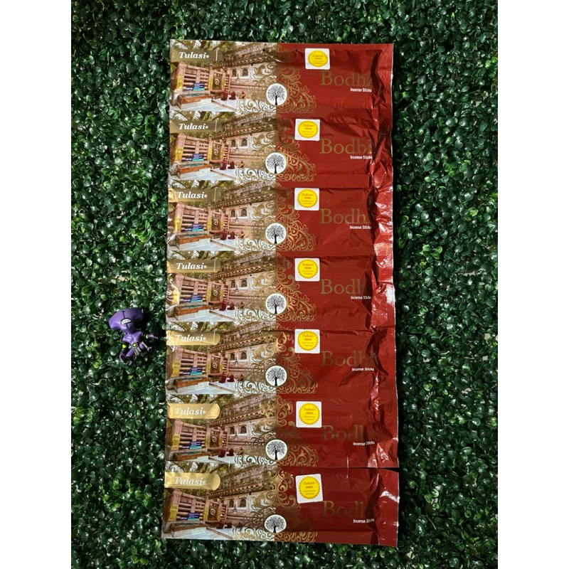 Dupa Hio India Tulasi Bodhi Renteng Pouch Plastik isi 35 Batang | Dupa India Aromaterapi Bodhi Tulas