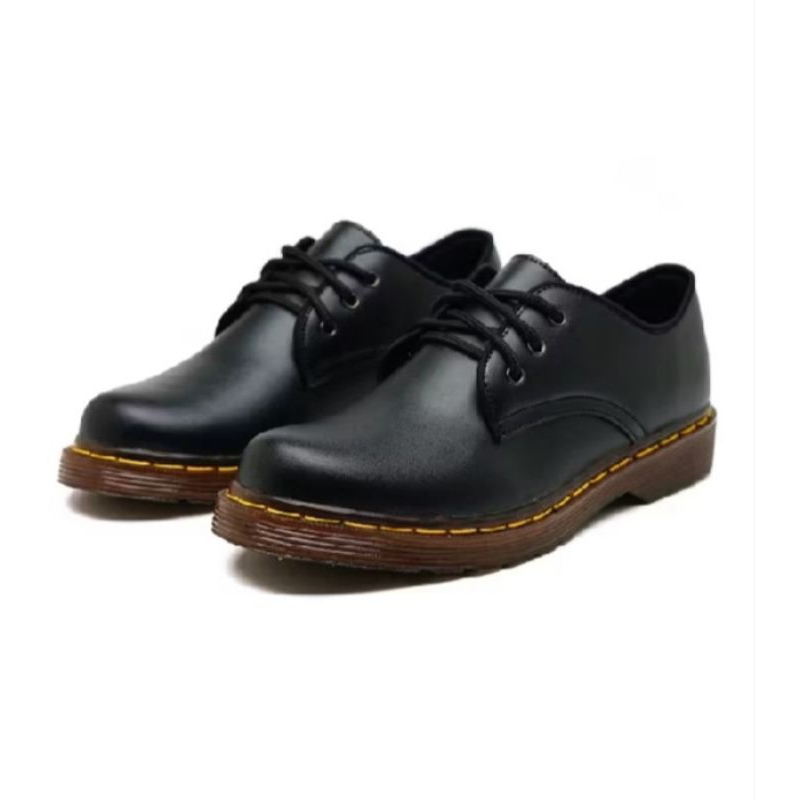 sepatu docmart boot 3 hole pria formal pendek keren murah freebox