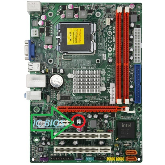 IC BIOS ECS G41T-M12 V1.0