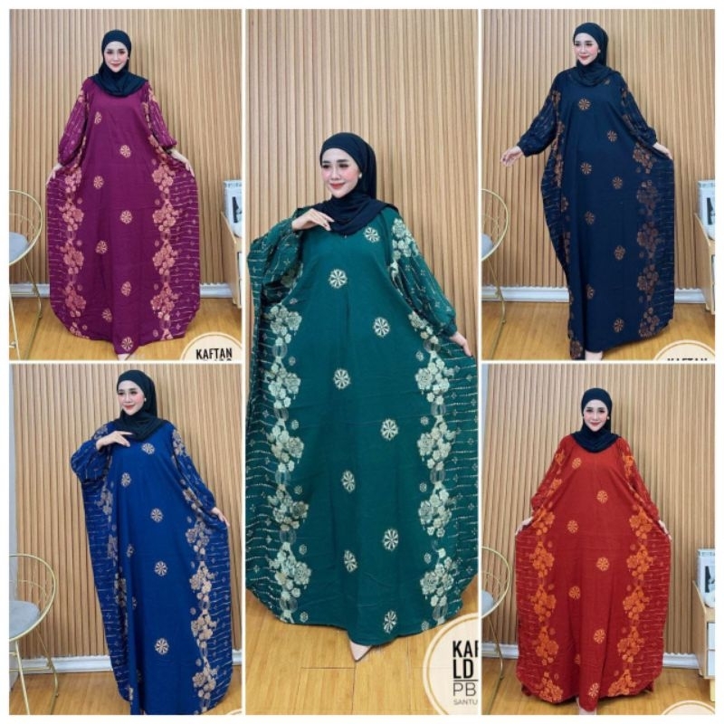 kaftan kain rayon tebal