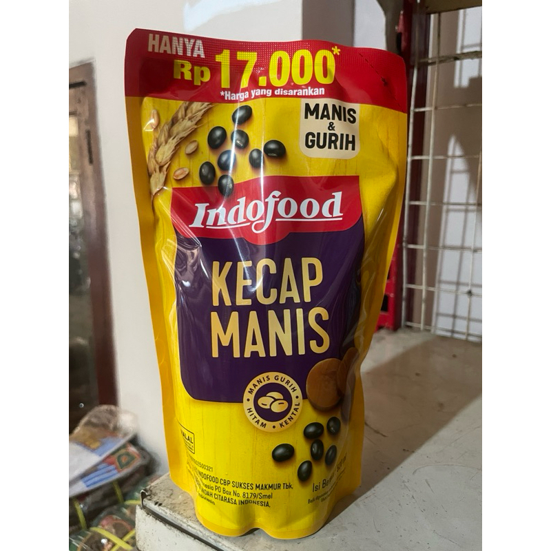 

kecap manis indofood refill 520ml / indofood mecap manis refill