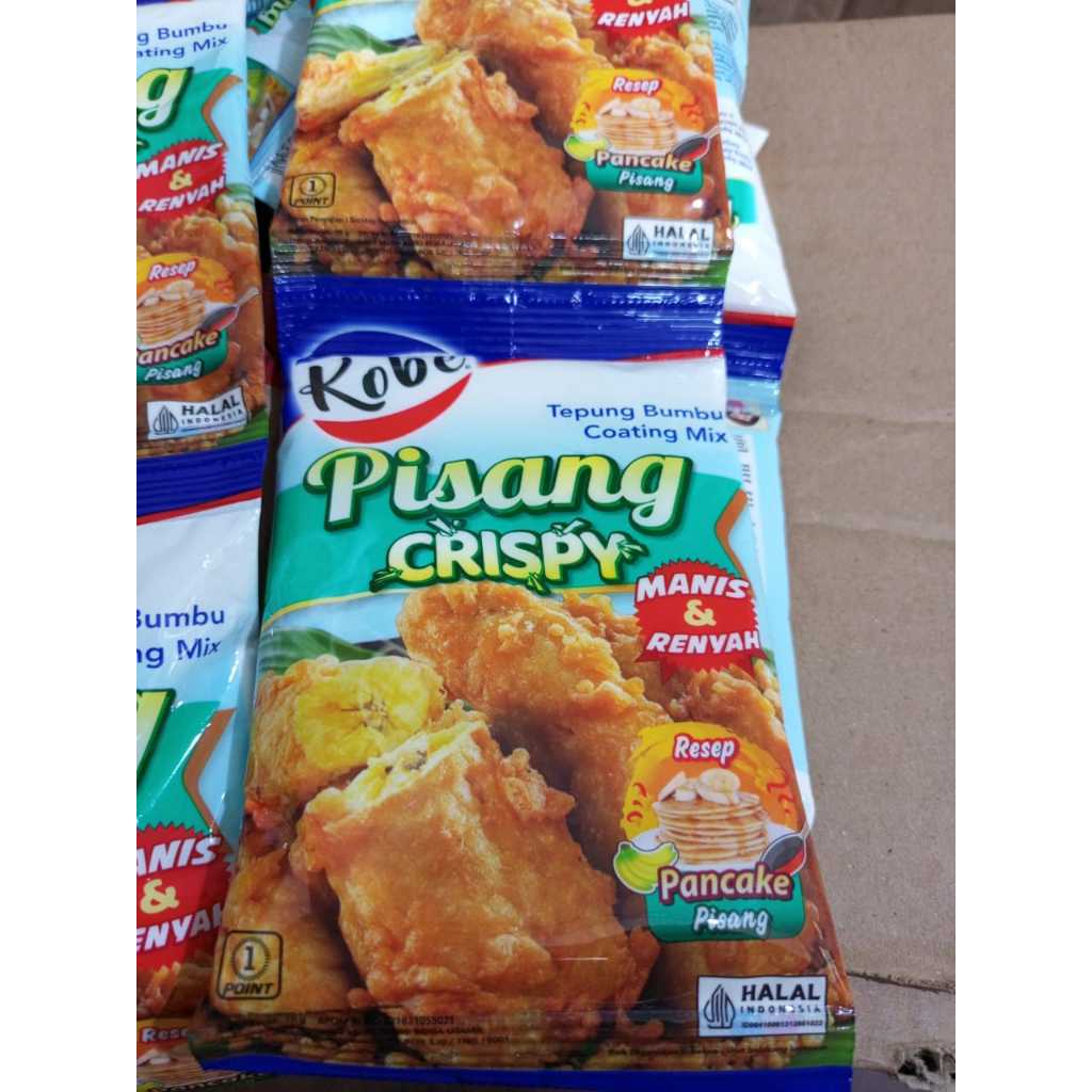 

KOBE Tepung PISANG Crispy 75gr Manis Pisang Goreng / tepung terigu serbaguna