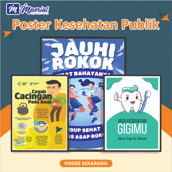 

Cetak Poster Public/Event/Perusahaan/Restoran/Hospitality. Bahan ArtPaper 150gsm , Tersedia Ukuran A2/A1/A0