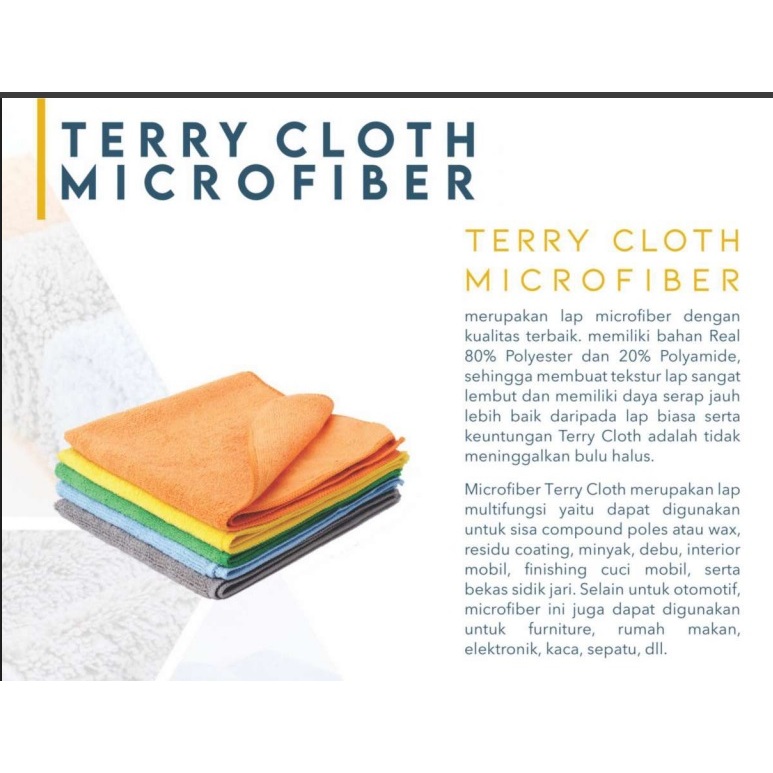 Lap Kain Microfiber 40x40 320 gsm Murah kualitas Premium 320gsm