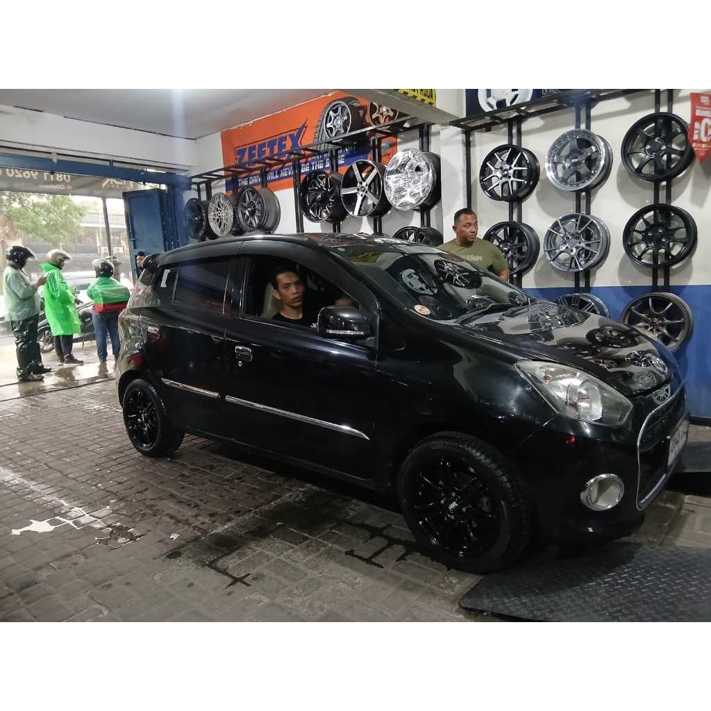 PAKET VELG PLUS BAN ACCELERA 185 55 R15 UNTUK MOBIL AYLA USE VELG HSR BOON RING 15