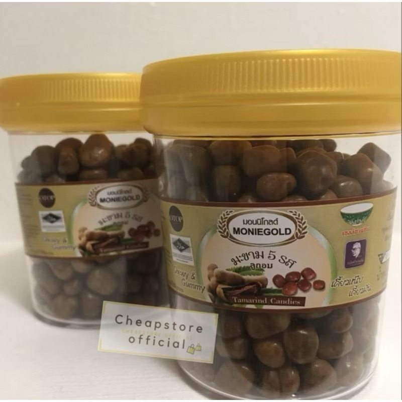 

Moniegold Tamarind Candies 130 gr Permen asam jawa 5 rasa thailand bkk import
