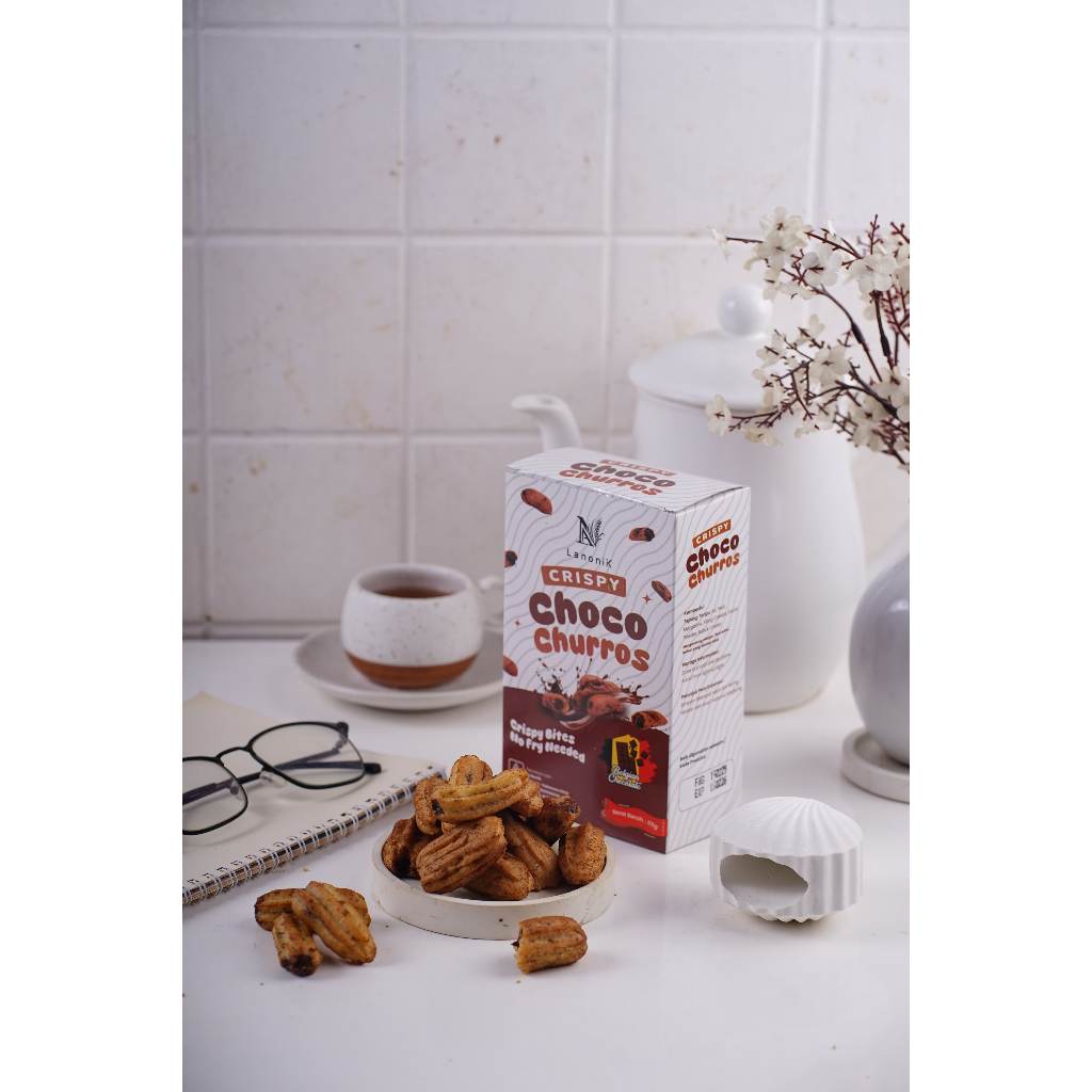 

Crispy Choco Churros by La Noniik | Kue kering Snack Cemilan Unik Oleh Oleh Malang Batu