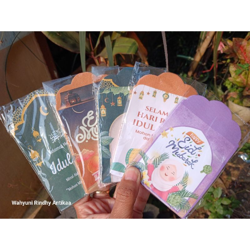 

[50PCS/5PAK] Amplop Lebaran HVS seri Muslim Random