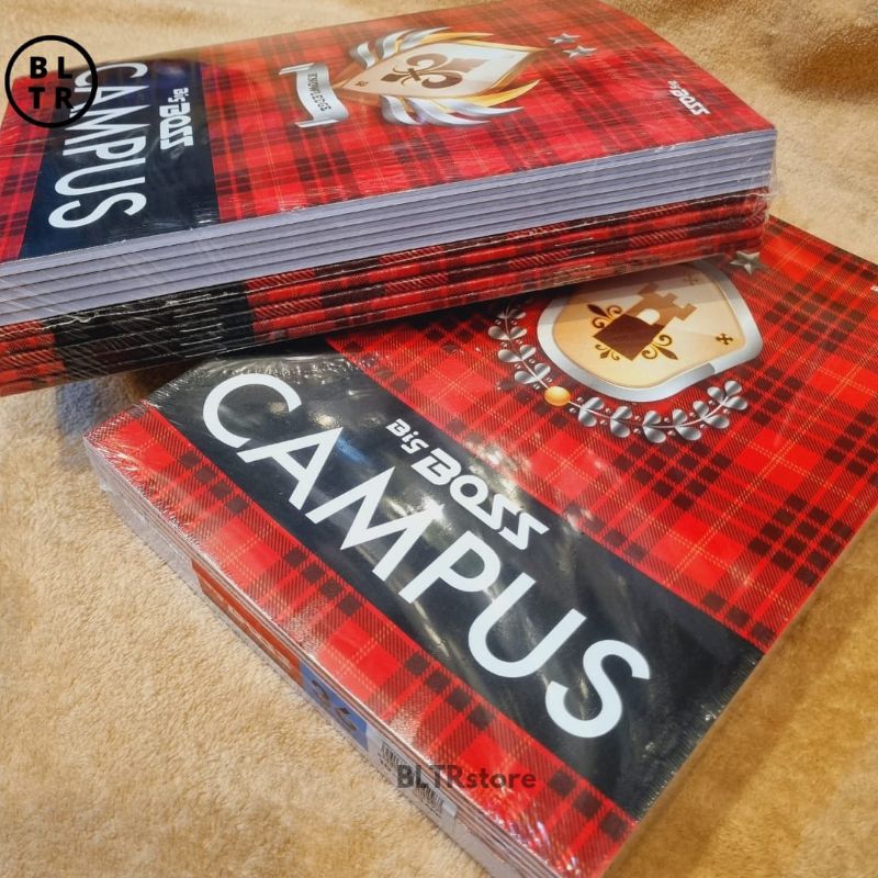 

PAK // BUKU TULIS BIG BOSS 36 LEMBAR // BUKU TULIS CAMPUS 36 ( 1 PAK ISI 10 BUKU) NEW ORIGINAL