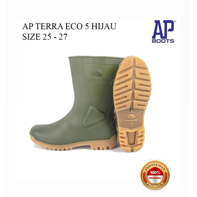 BOOTS AP TERRA ECO 5 HIJAU ORIGINAL TERMURAH