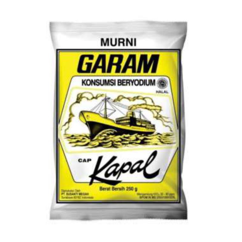 

garam dapur 250g cap kapal