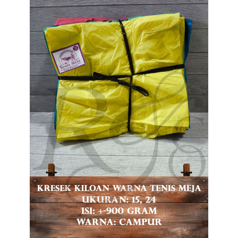 plastik kresek kiloan warna kecil tanggung 15 24 kantongan kantong tas sablon warna campur acak rand